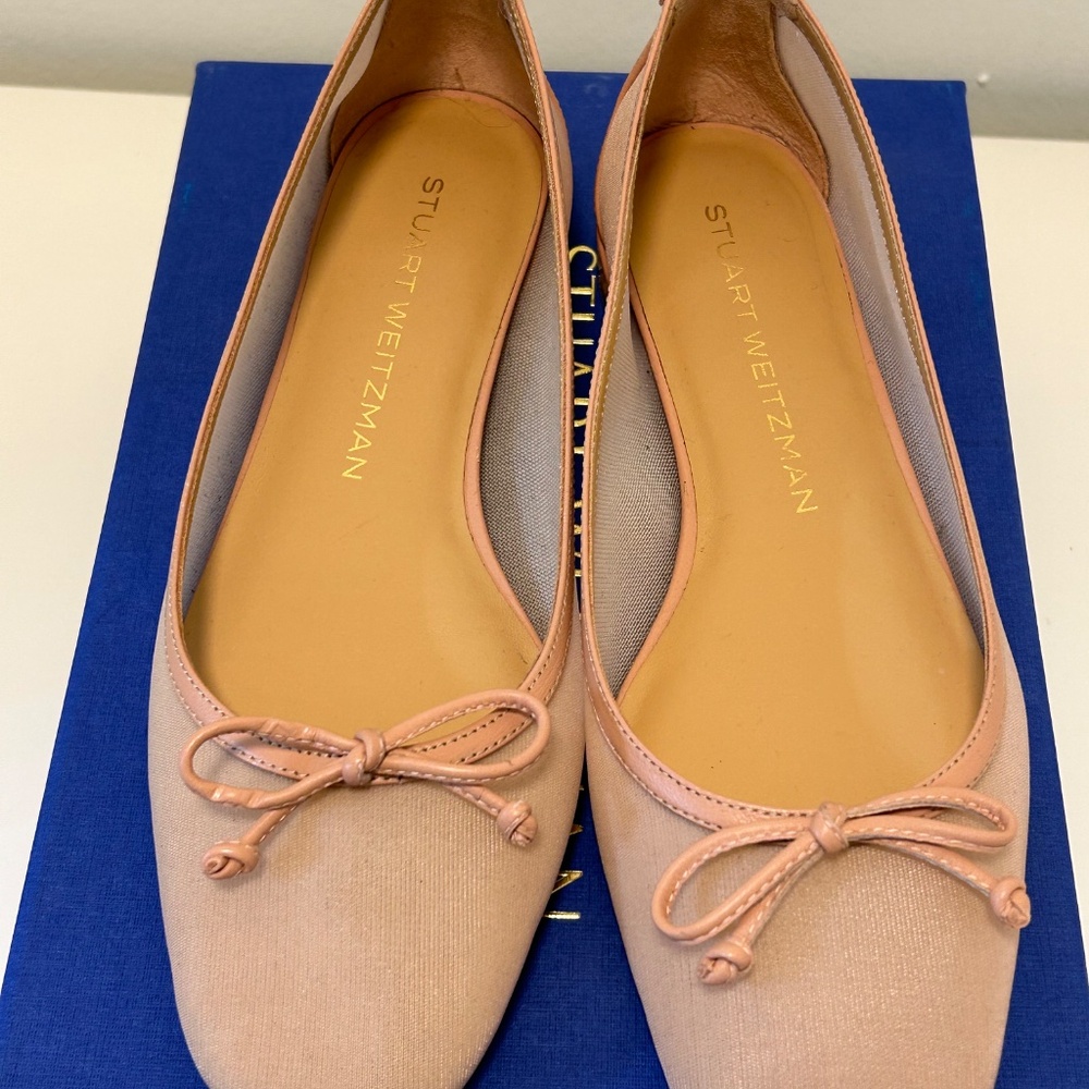 New Stuart Weitzman Women’s Arabella Mesh Ballet Flat US 6.5 B NIB - Picture 10 of 16